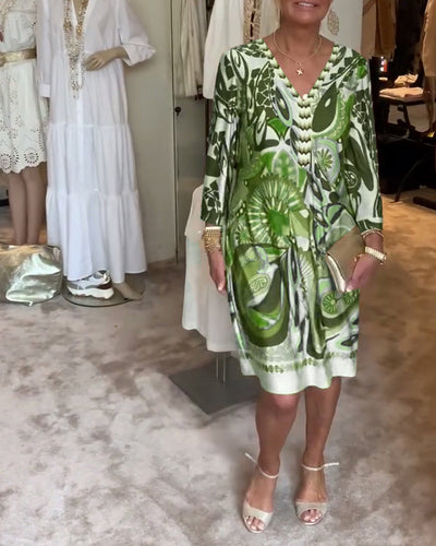 Mariane™ - Vintage Druckkleid