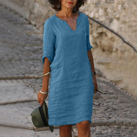 Abagail | Damen Modisches Kleid | Sommer in Blau