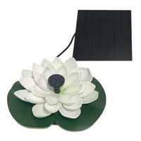 LotusFluss™ Schönes Wasserspiel in Weiß - Mit Solar (2.5 W)