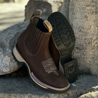 Alexis | Unisex-Cowboystiefel in Braun