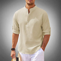 Fynn™ - Das Moderne Komforthemd für Männer in Beige
