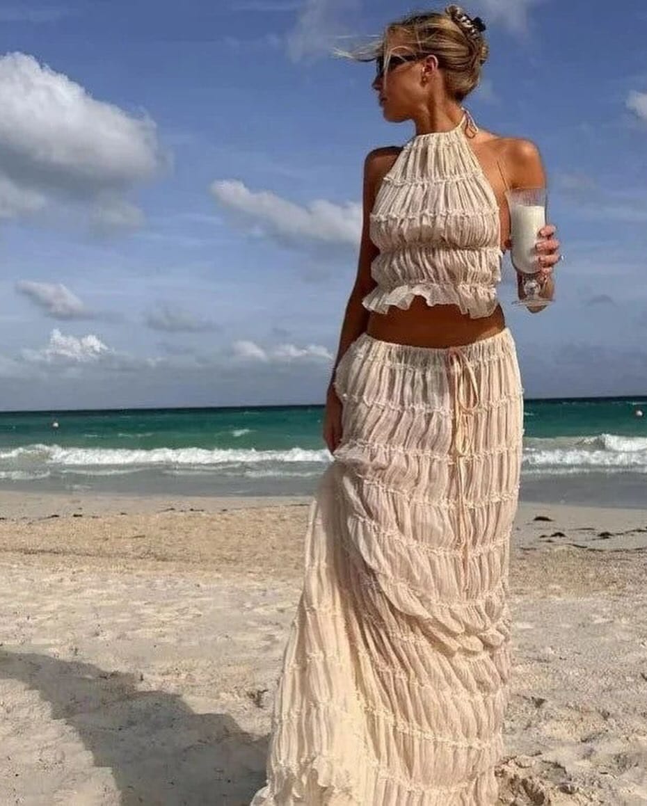 Mandy® | Brae Neckholder-Top und Rock-Set