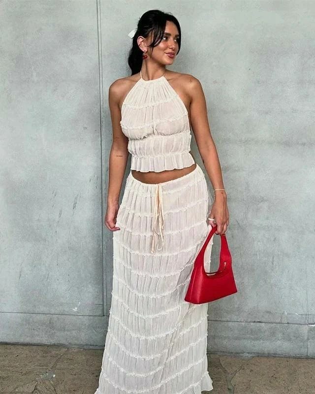 Mandy® | Brae Neckholder-Top und Rock-Set