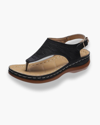 Damen Bequeme Modische Sandalen | Komfortabel in Schwarz