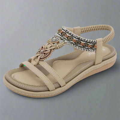 Felicitas | Handgefertigte Bohemian-Sandalen aus hochwertigem Material