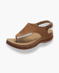 Damen Bequeme Modische Sandalen | Komfortabel in Braun