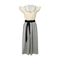 Damen Elegantes Trachtenkleid | Dirndl Kleid für Festliche Anlässe in Weiß