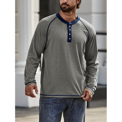 Bawełniana koszulka Henley