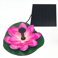 LotusFluss™ Schönes Wasserspiel in Rosa - Mit Solar (2.5W)