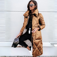 Aldo Modische Lange Jacke in Braun
