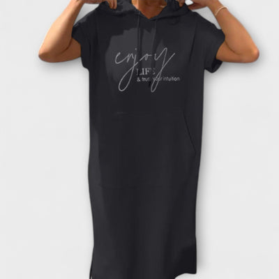 Daisy - Entspanntes Kapuzenkleid