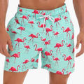 Blauer Flamingo