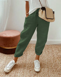 Agatha | Casual & Elegante Hose in Grün
