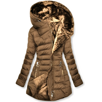 Jasmine - Modische Kapuzenjacke in Braun