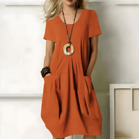 Liliana® | Lässiges Sommerkleid in Orange