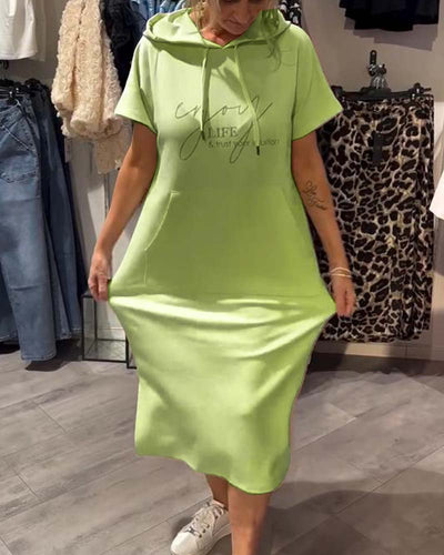 Saskia™ | Lässiges Hoodiekleid