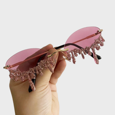 Felicity - Modische Sonnenbrille mit Kristallverzierungen