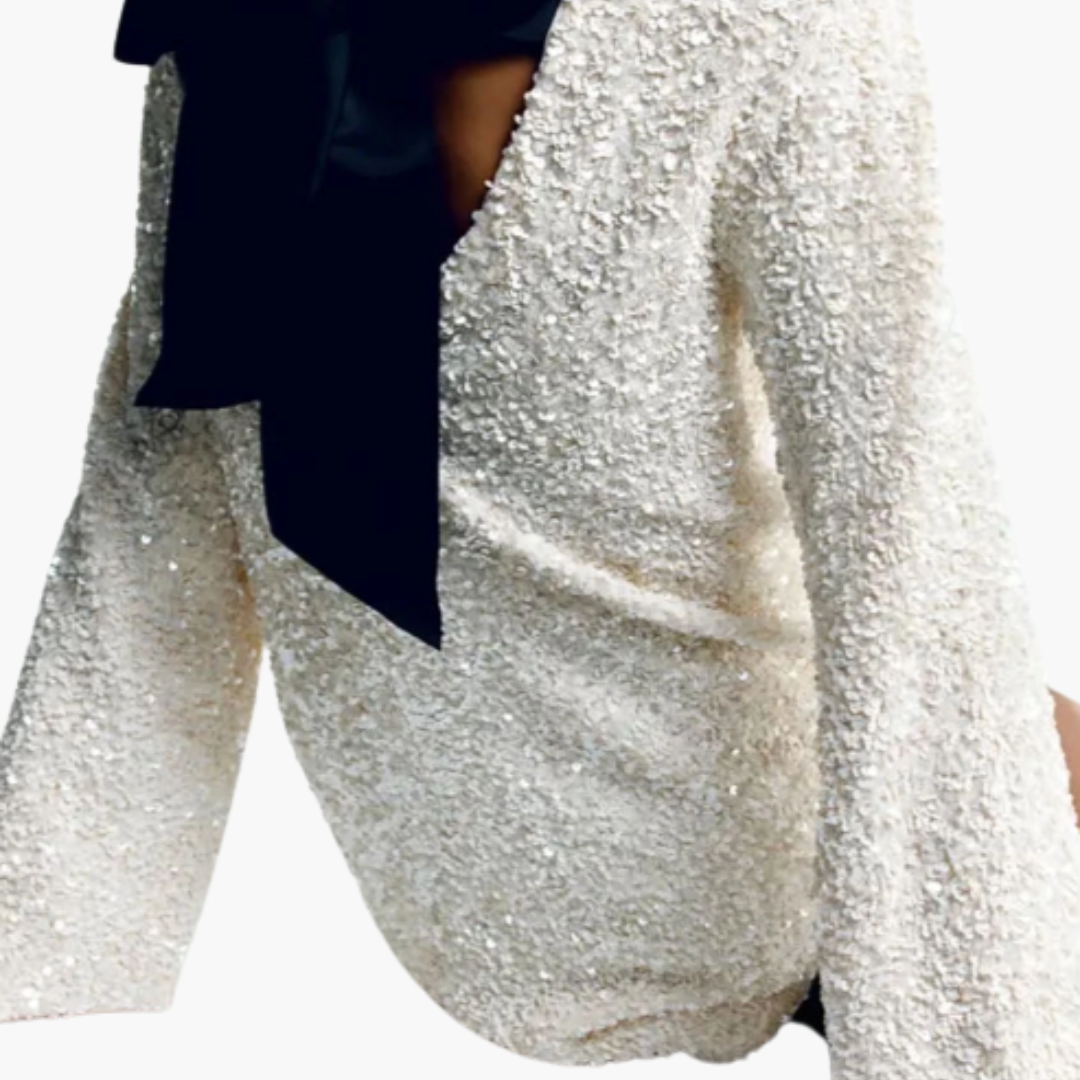 Mini-Kleid für Damen mit Pailletten-Details für besondere Anlässe