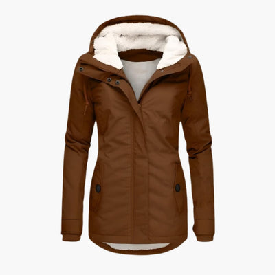 Gefütterte Winterjacke mit Kapuze für Herren