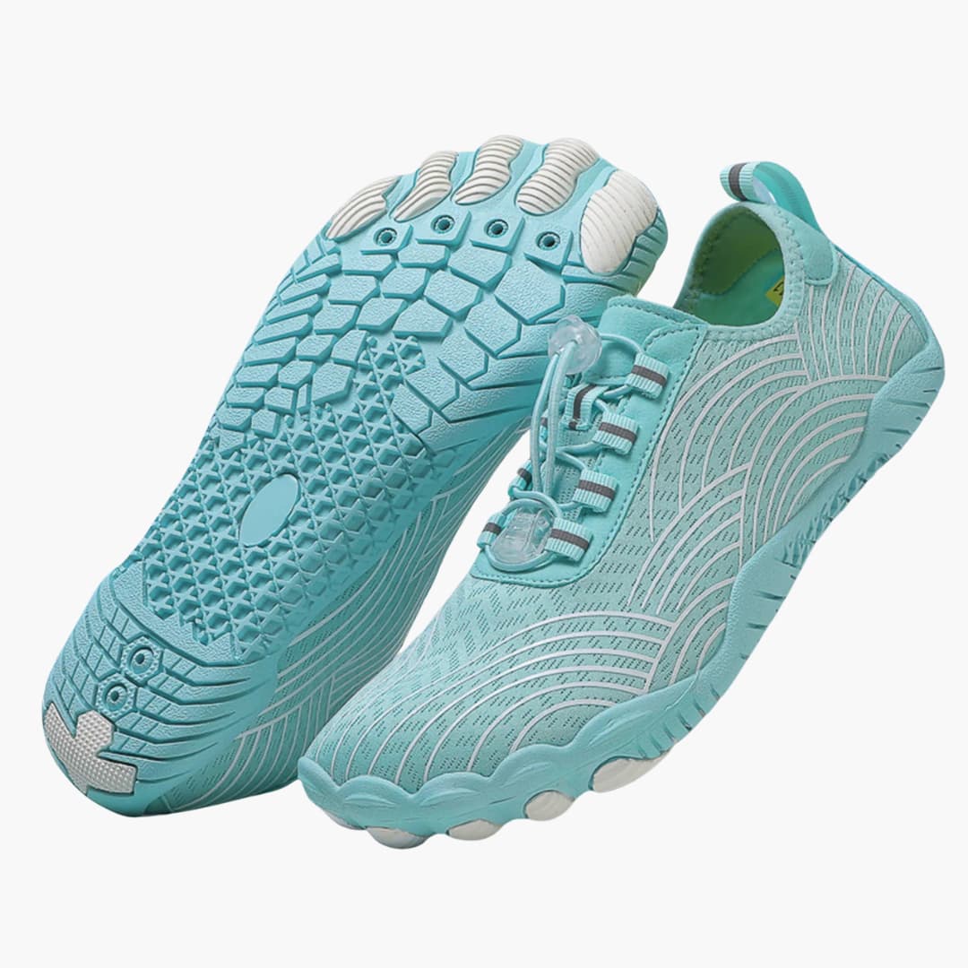 Unisex Outdoor Barfuß schuhe mit elastischem Verschluss und rutschfester Sohle