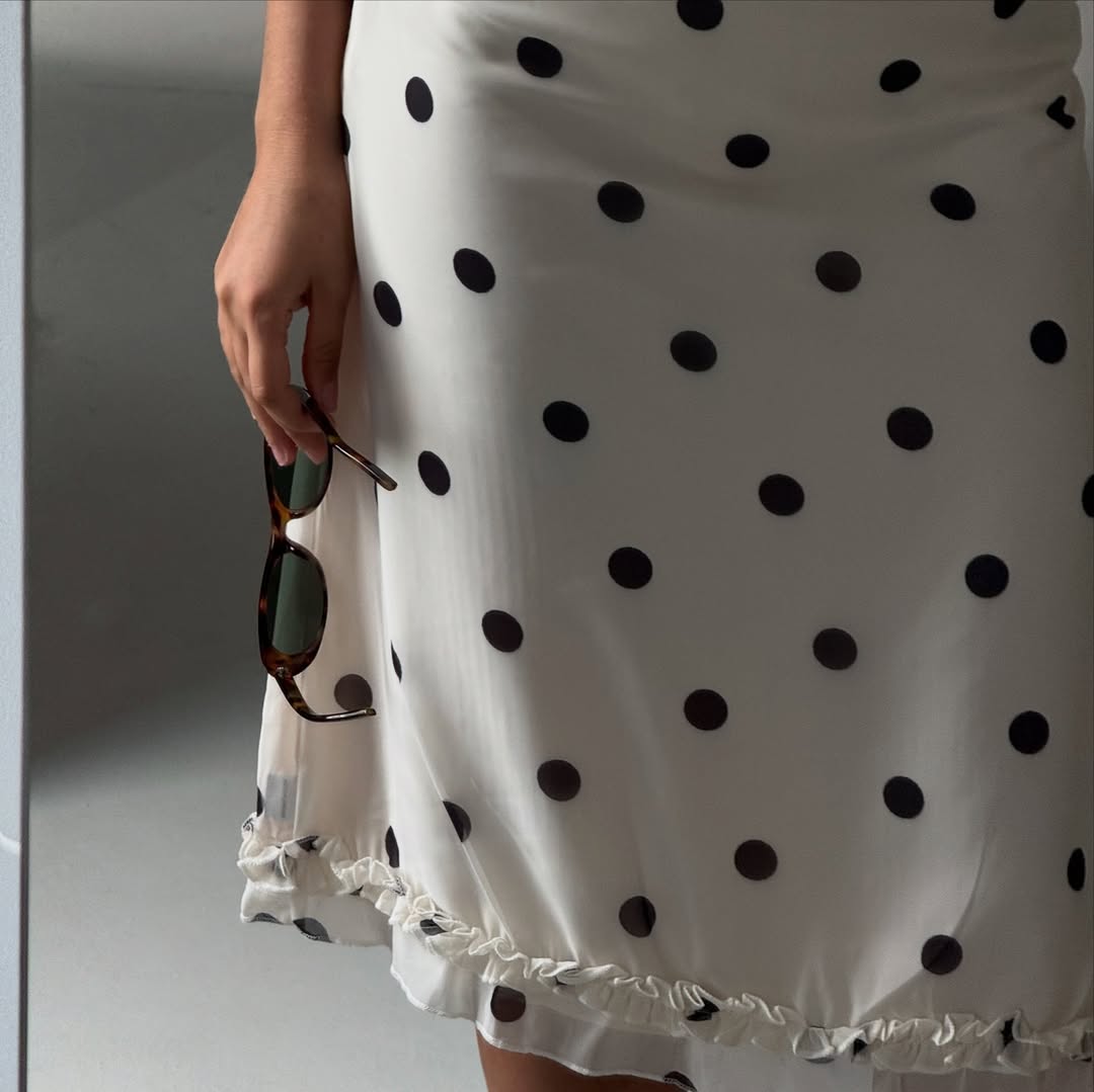Lulu | Midi Rock Mit Polka Dots