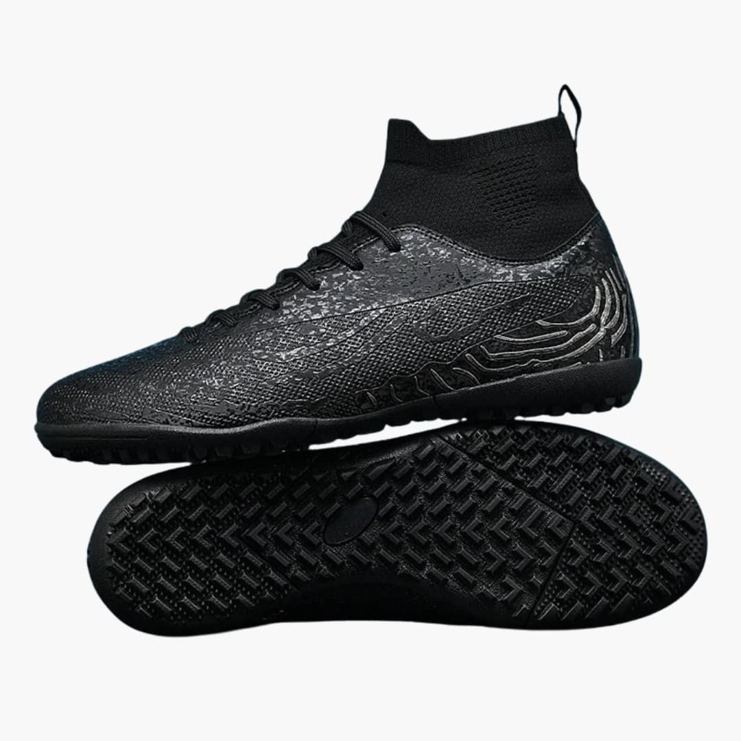 Herren-Fußball schuhe mit Schnürverschluss und Noppensohle