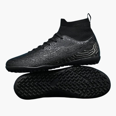 Herren-Fußball schuhe mit Schnürverschluss und Noppensohle