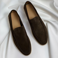Philip - Vintage Herren Leder Loafers in Braun