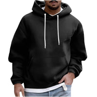 Benson - Bequemer und warmer Hoodie in Schwarz