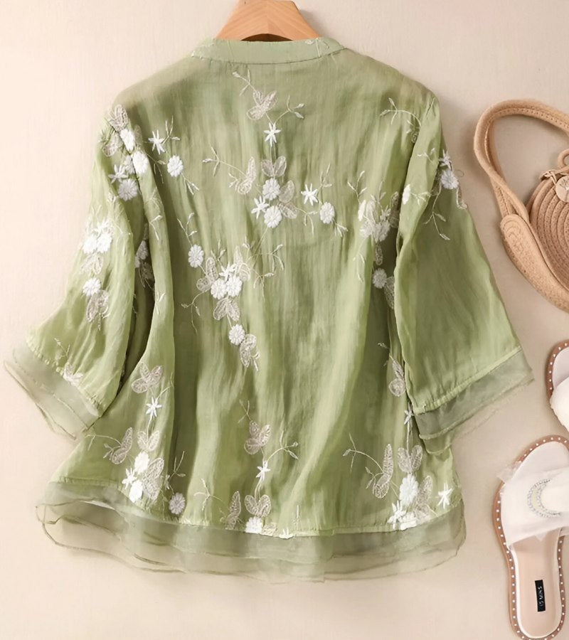 Bellerose - Besticktes Vintage-Hemd