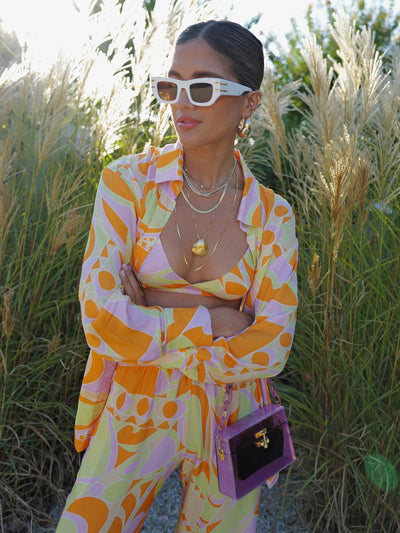 Vollständiges Mare-Stampa-Tropica Set – Hemd und koordinierte Hosen