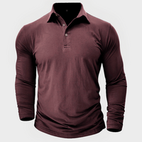 Loreno™ | Polo aus hochwertiger Baumwolle, frisch und bequem in Bordeaux