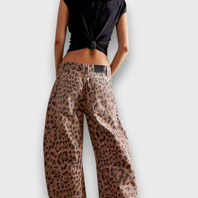 Edith – Hose mit Animal-Print