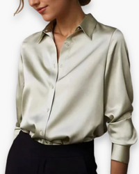 Damen Lässige Elegante Bluse | Vielseitig in Grün