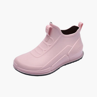 Damen Slipper Stiefel mit geschlossenem Schaft in Rosa
