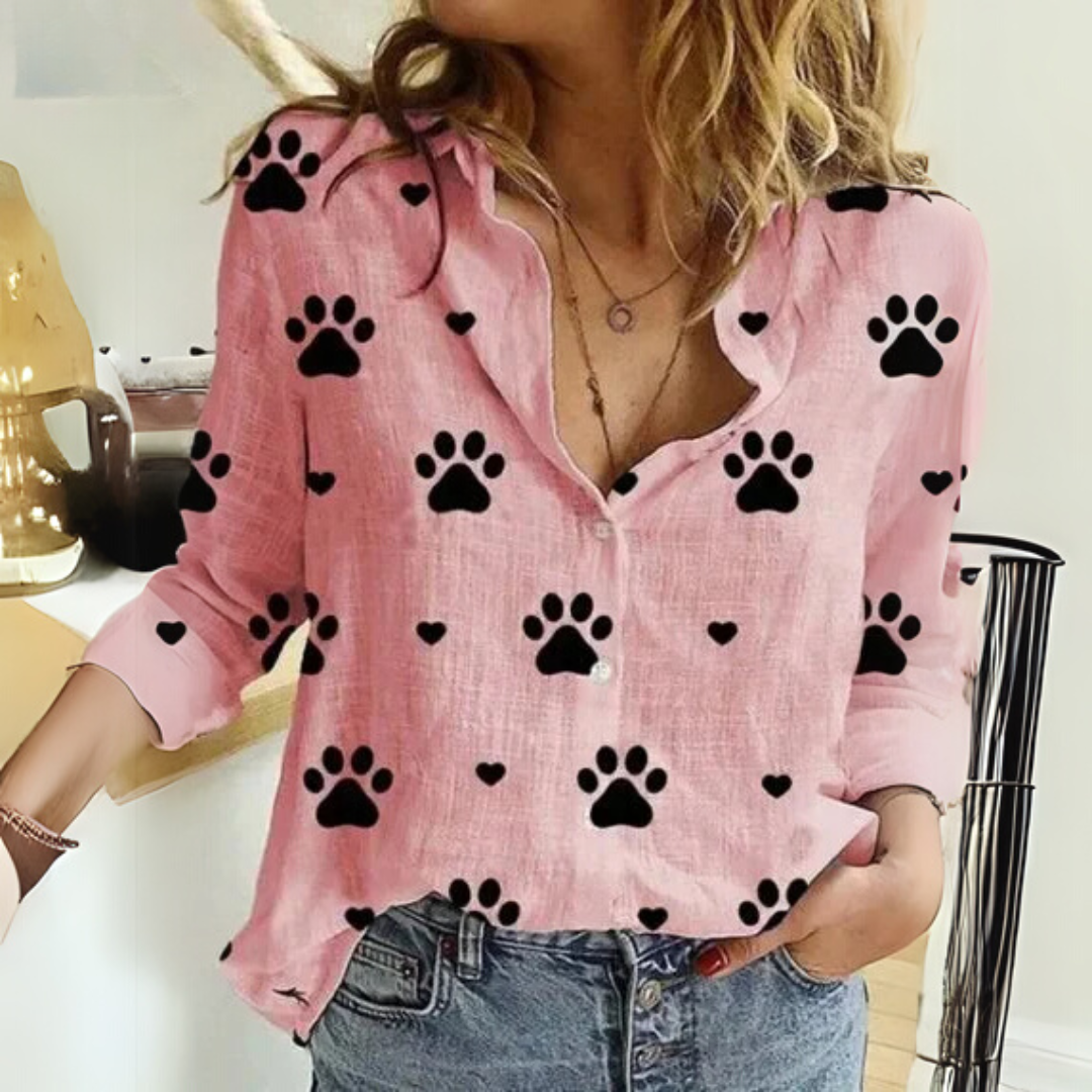 Chloe™ – Vintage Blumen Bluse