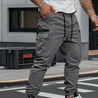 Aldric - Performance-Stretch-Cargo-Jogginghose in Grau