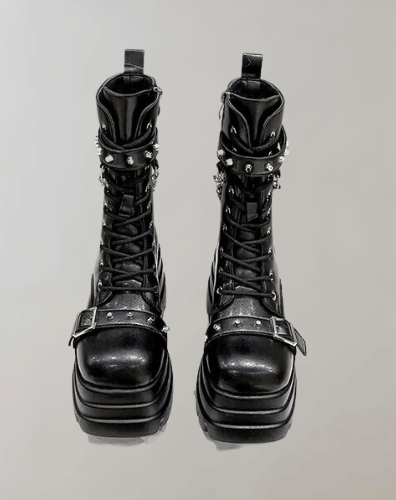 Laura -  Gothic Hohe Stiefel Punk Street Cosplay