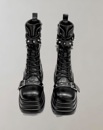 Laura -  Gothic Hohe Stiefel Punk Street Cosplay