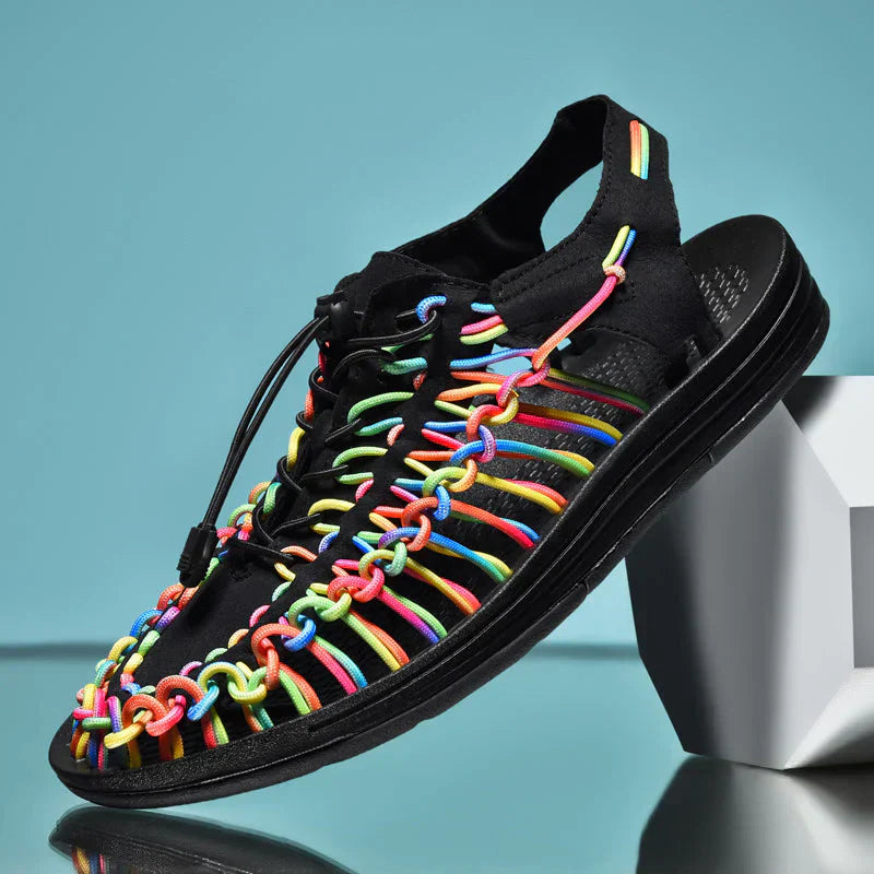 Stylische Herren Mesh Sandalen - Renzo