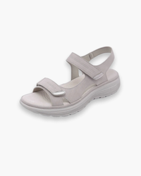 Damen Porty Sandalen | Bequem in Grau