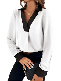 Margot – Elegante Business Bluse für Damen in Weiß