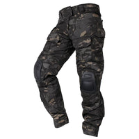 Taktische Cargo-Hose mit Knieschutz für Outdoor & Arbeit in Multicam zwart