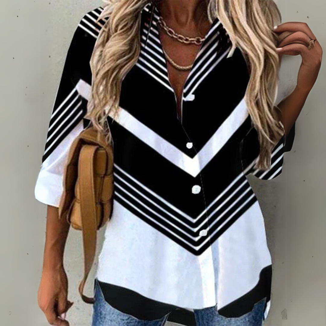 Ella™ - Lässiges Blumenoberteil