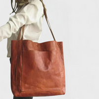 Elise | Stylische Lederhandtasche in Braun