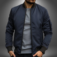 Tobias | Leichte Herren Jacke im modernen Stil in Blau