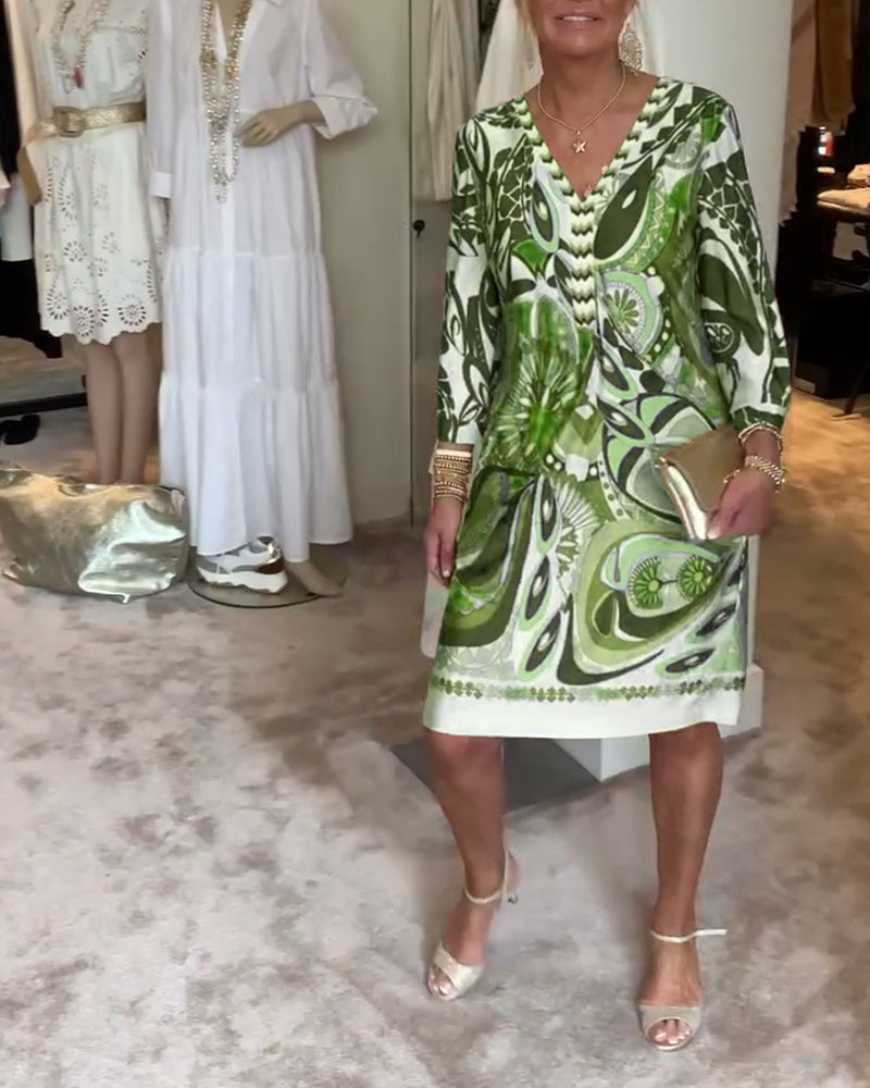 Mariane™ - Vintage Druckkleid