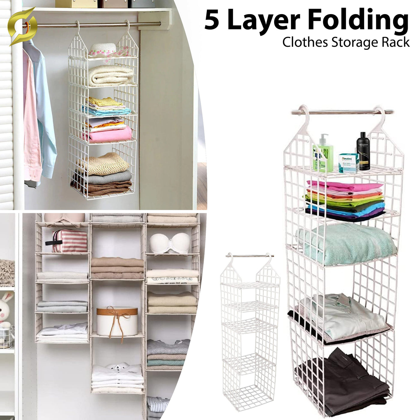 KleiderschrankCaddy™ Platz im Schrank maximieren