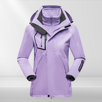 3-in-1 Outdoorjacke für Damen - Romy in Lila