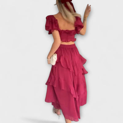 Elisa - Kleid mit Rüschendetails